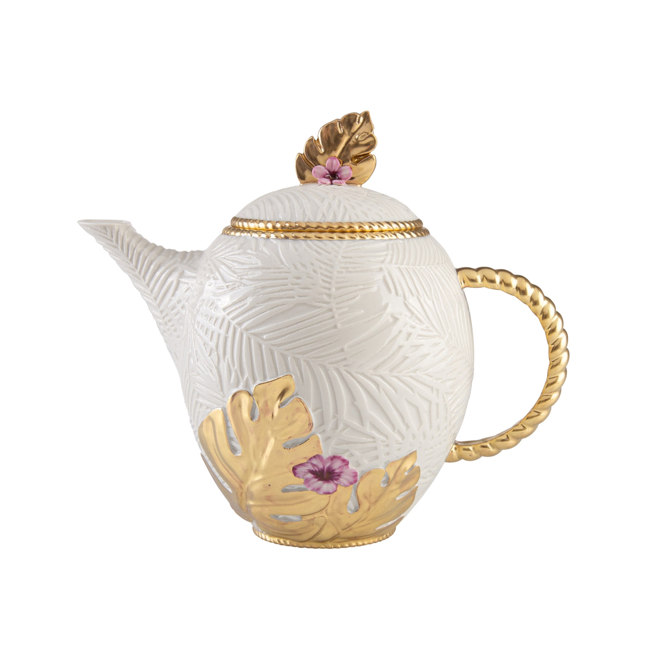 Royal Crown Derby Royal Antoinette Large Teapot - British Isles