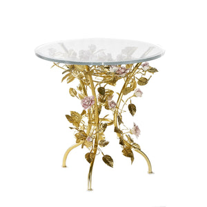 Maire-Antoinette Coffee Table - Gold & Pink