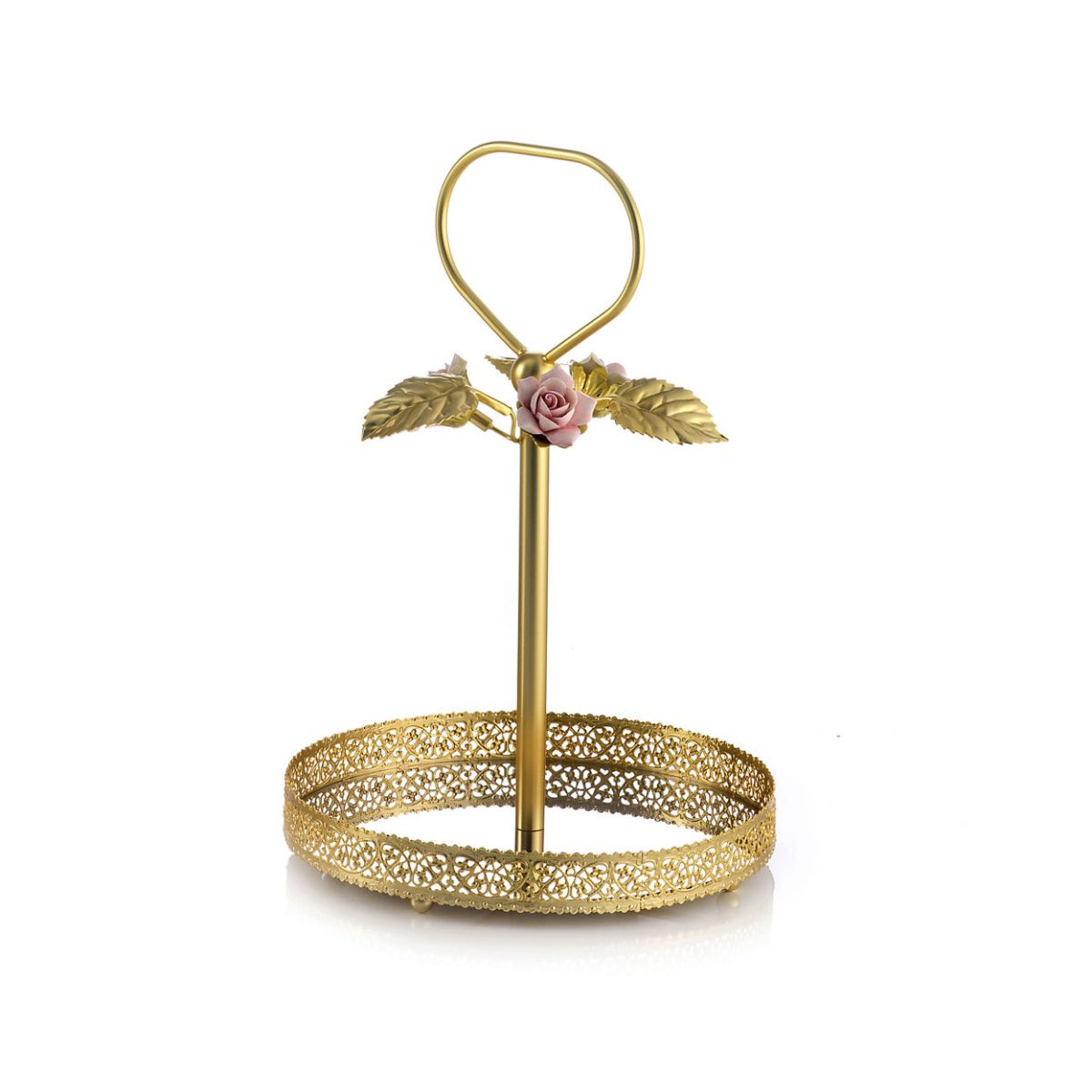 Marie-Antoinette Pink &amp; Gold Tier Cookie Stand 