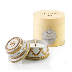Chantilly Two tier Cake Scented Candle - White & Gold