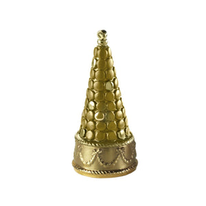Chantilly Baby Macaron Pyramid Scented Candle - Gold