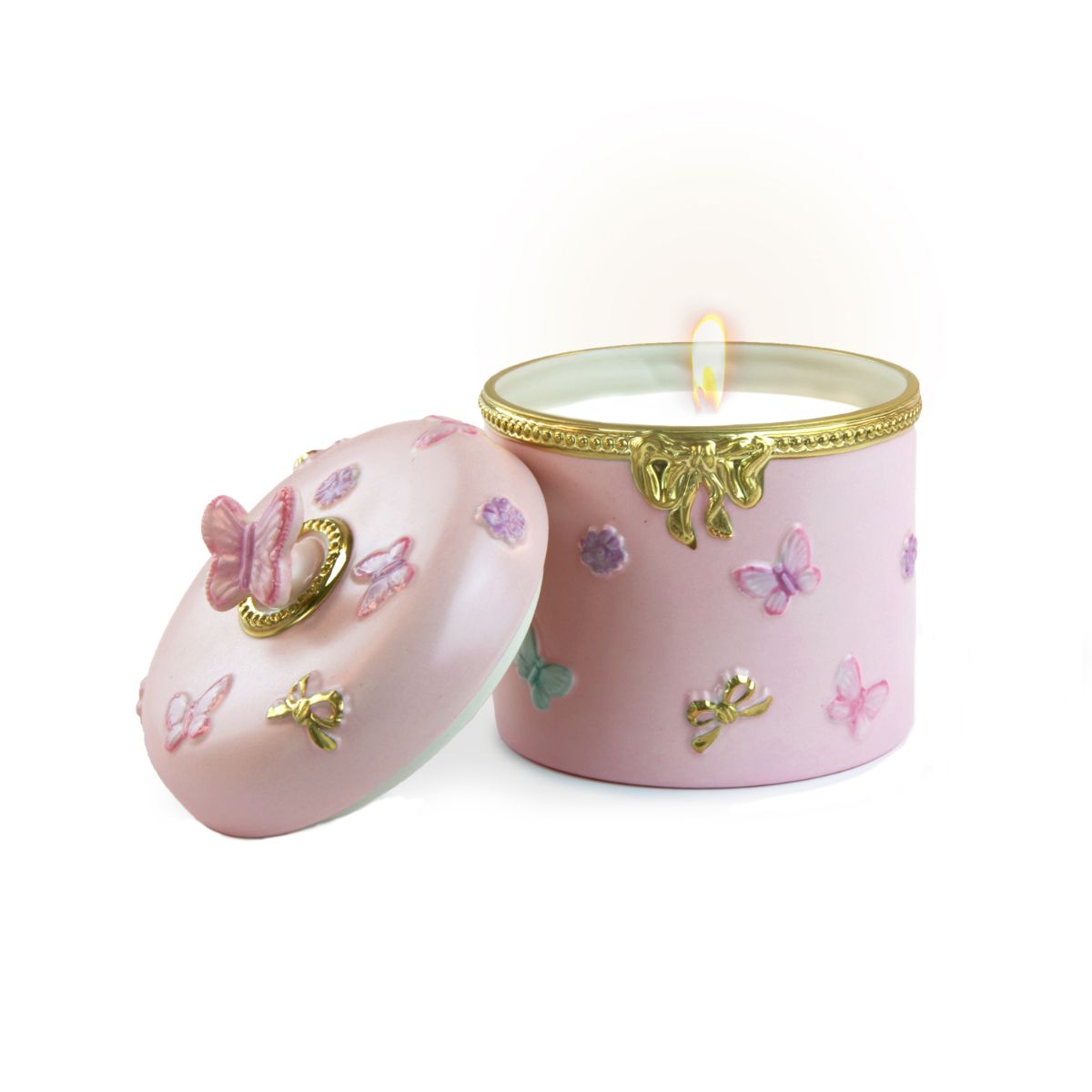 Butterfly Scented Candle - Pink 