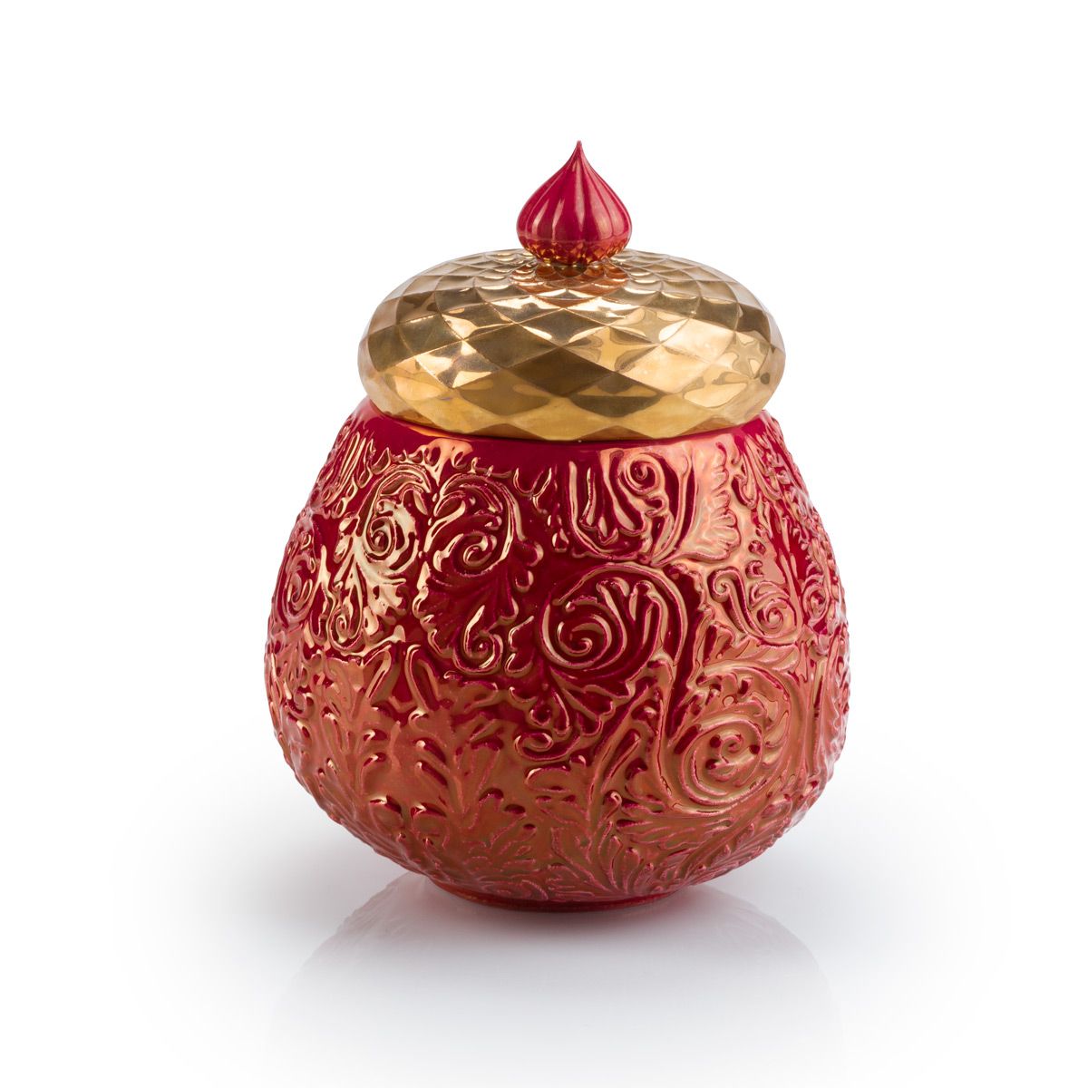 Lolita Alida Scented Candle - Red &amp; Gold 