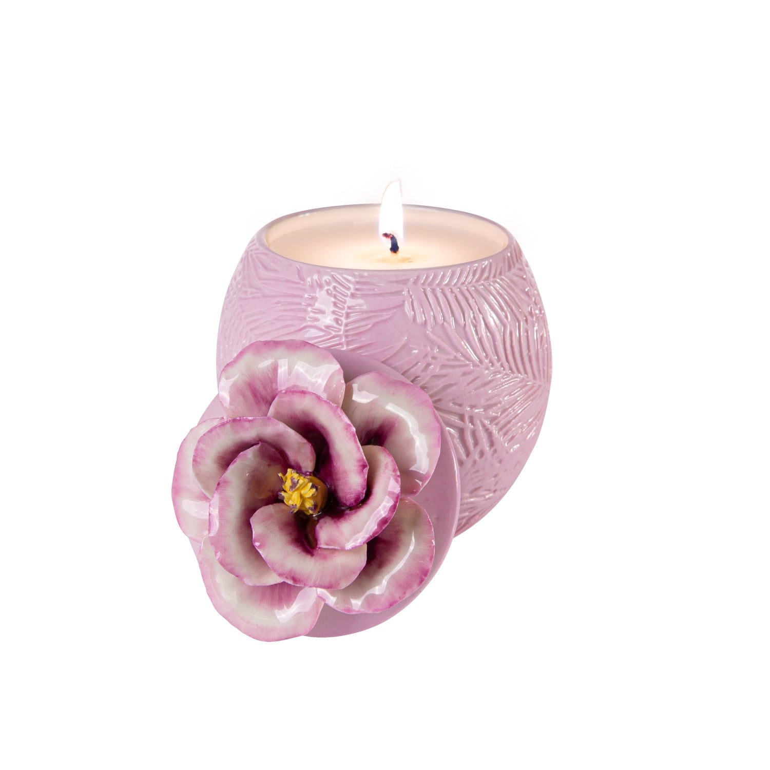 Acapulco Ibiscus Scented Candle - Pink