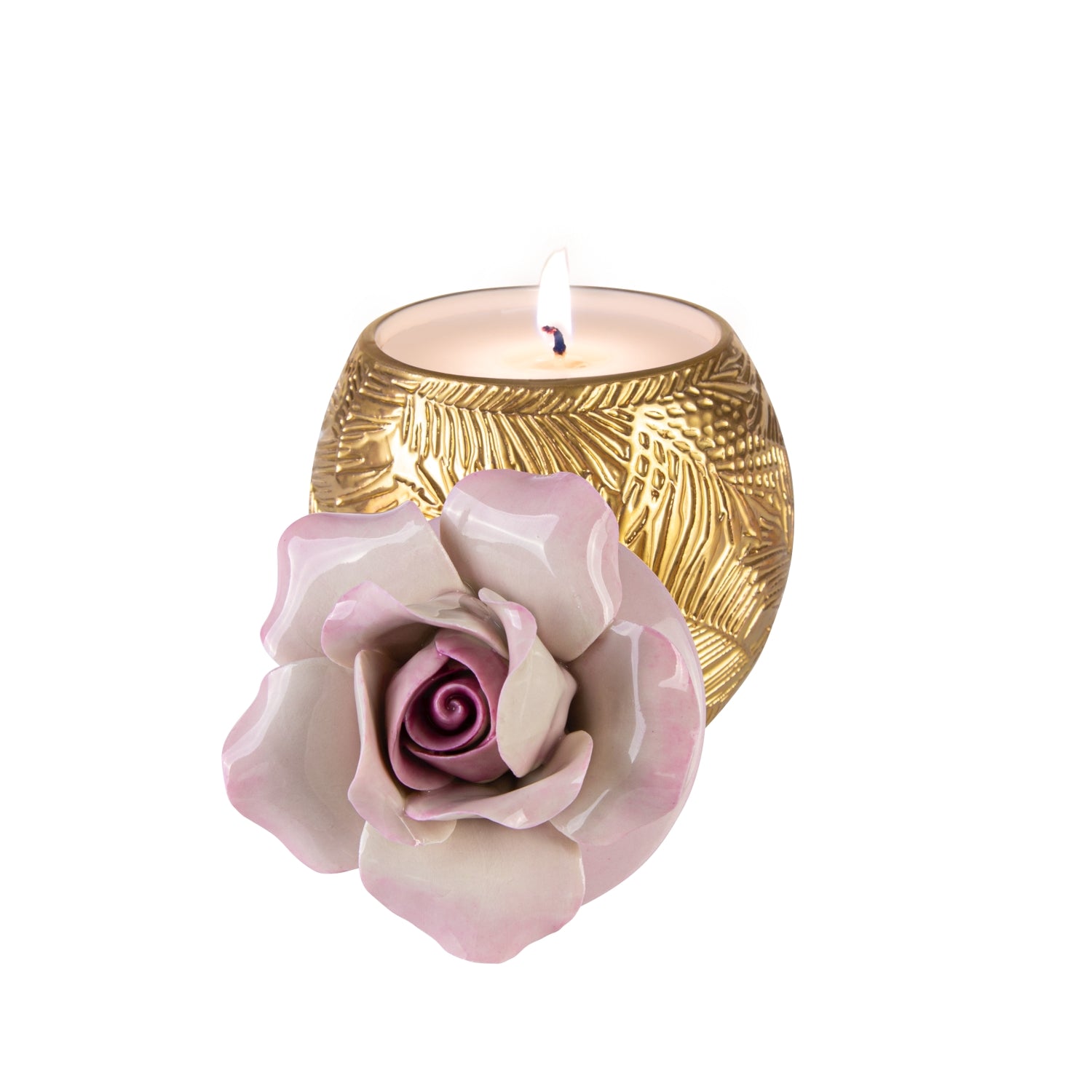Acapulco Rose Scented Candle - Gold