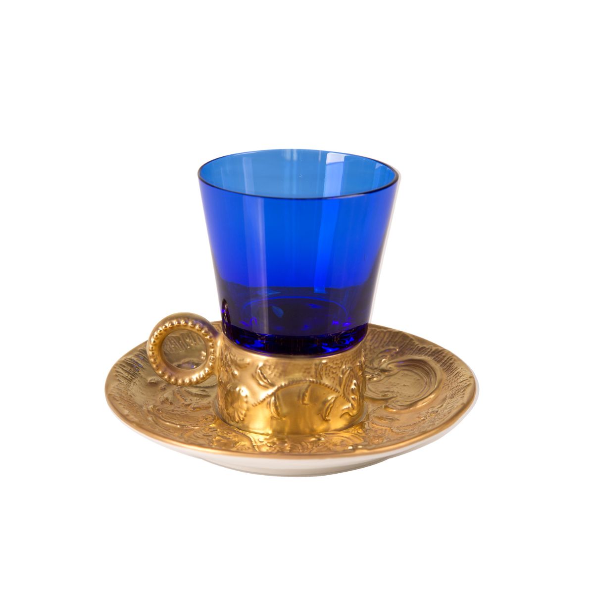 Ramz by Villari Sapphire Tea Cup &amp; Saucer 