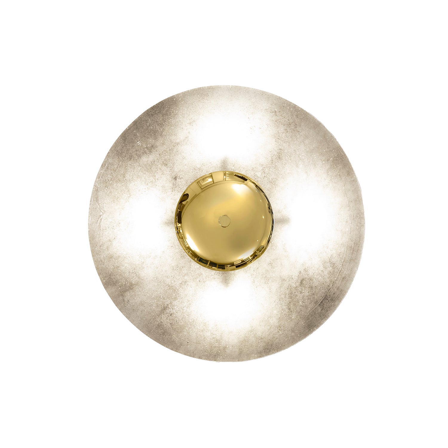 Maya Ceiling Light - 4 Lights - Gold & Trasparent