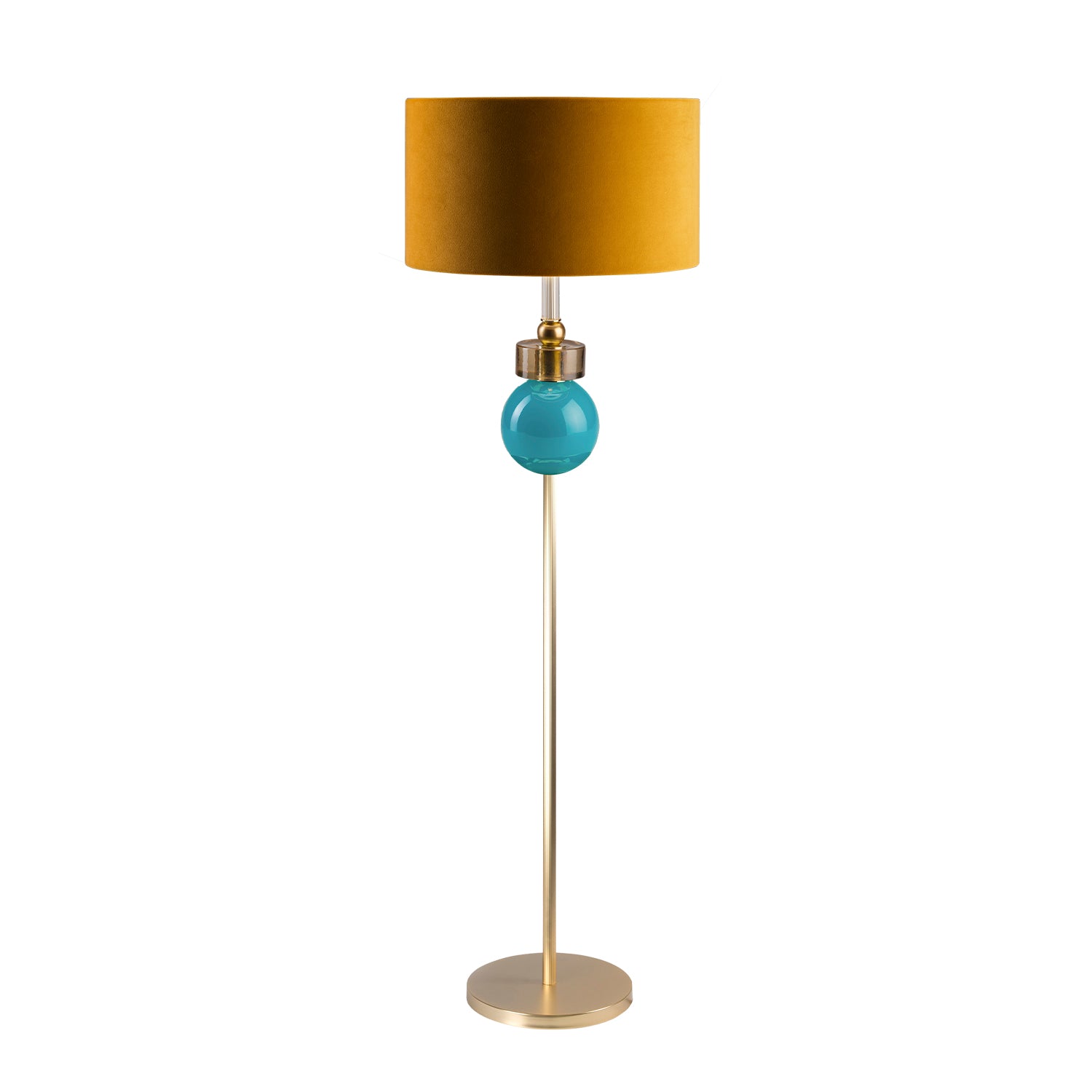 Lolite Etienne Floor Lamp - Aquamarine & Transparent