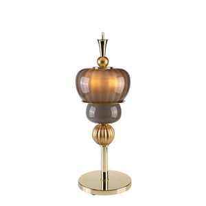 Ginevra Table Lamp - Brown & Gold