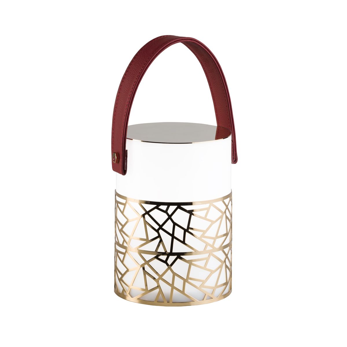 Hiroito Rechargable Lamp - Red &amp; Gold 