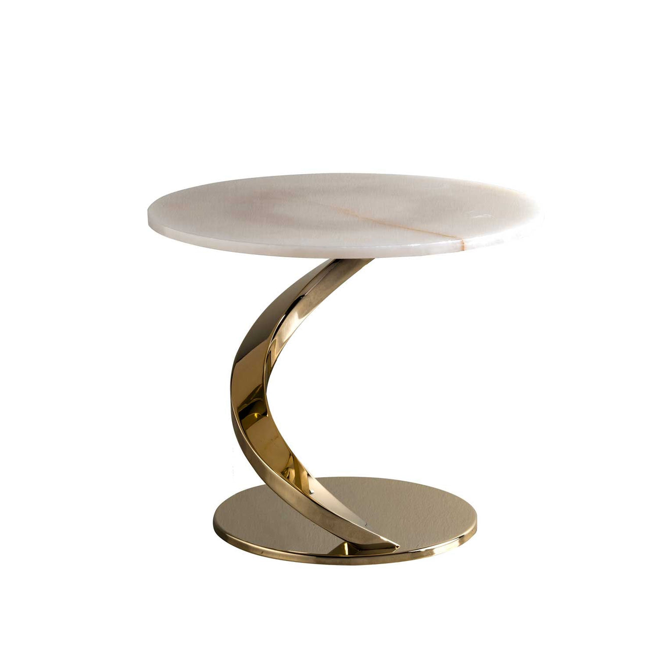 Wave Coffee Table - Onyx &amp; Gold 